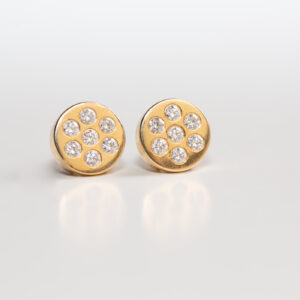 modernista large studs - 18K Gold
